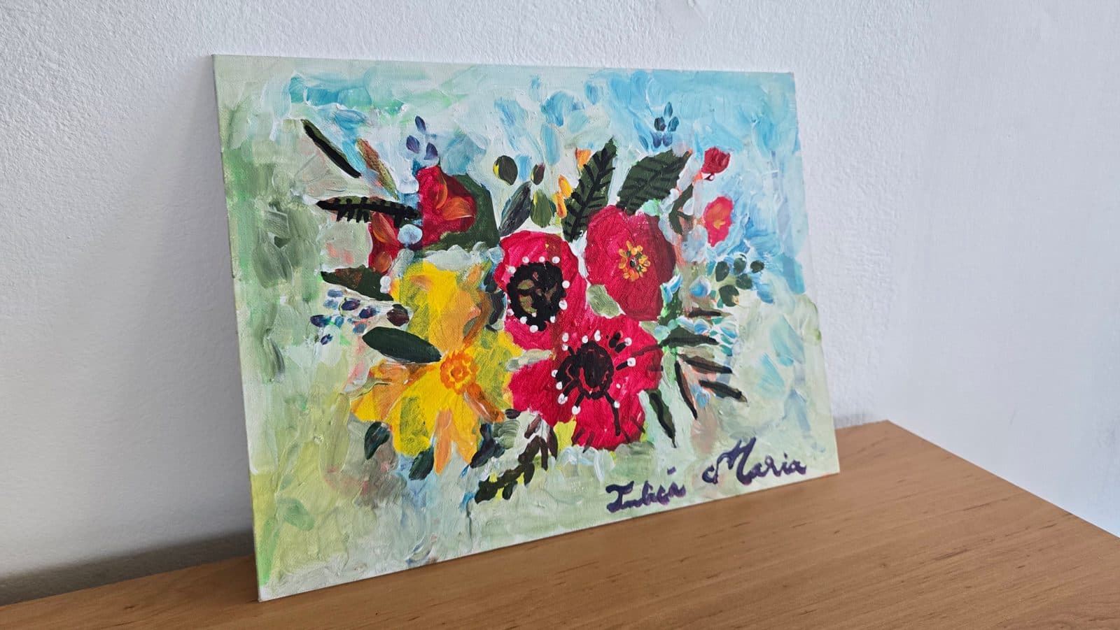 Tablou ”Buchet floral abstract” 2
