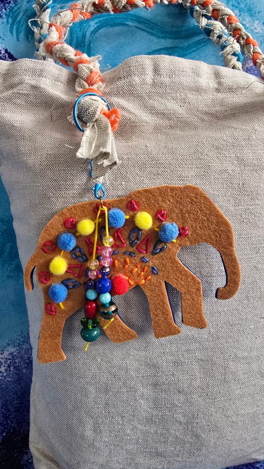 Breloc din fetru - ELEFANT 1