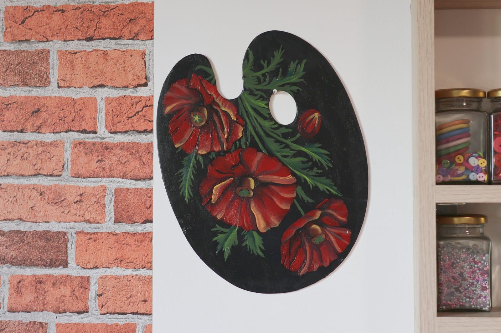 Paleta decorativa ”Floral 8” 5