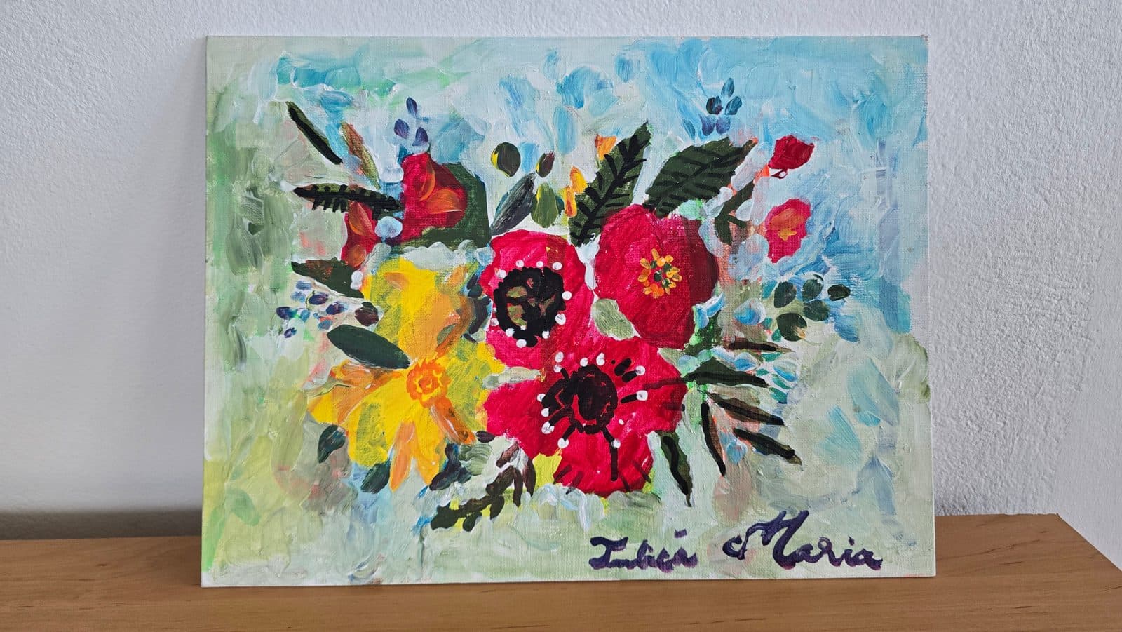 Tablou ”Buchet floral abstract”