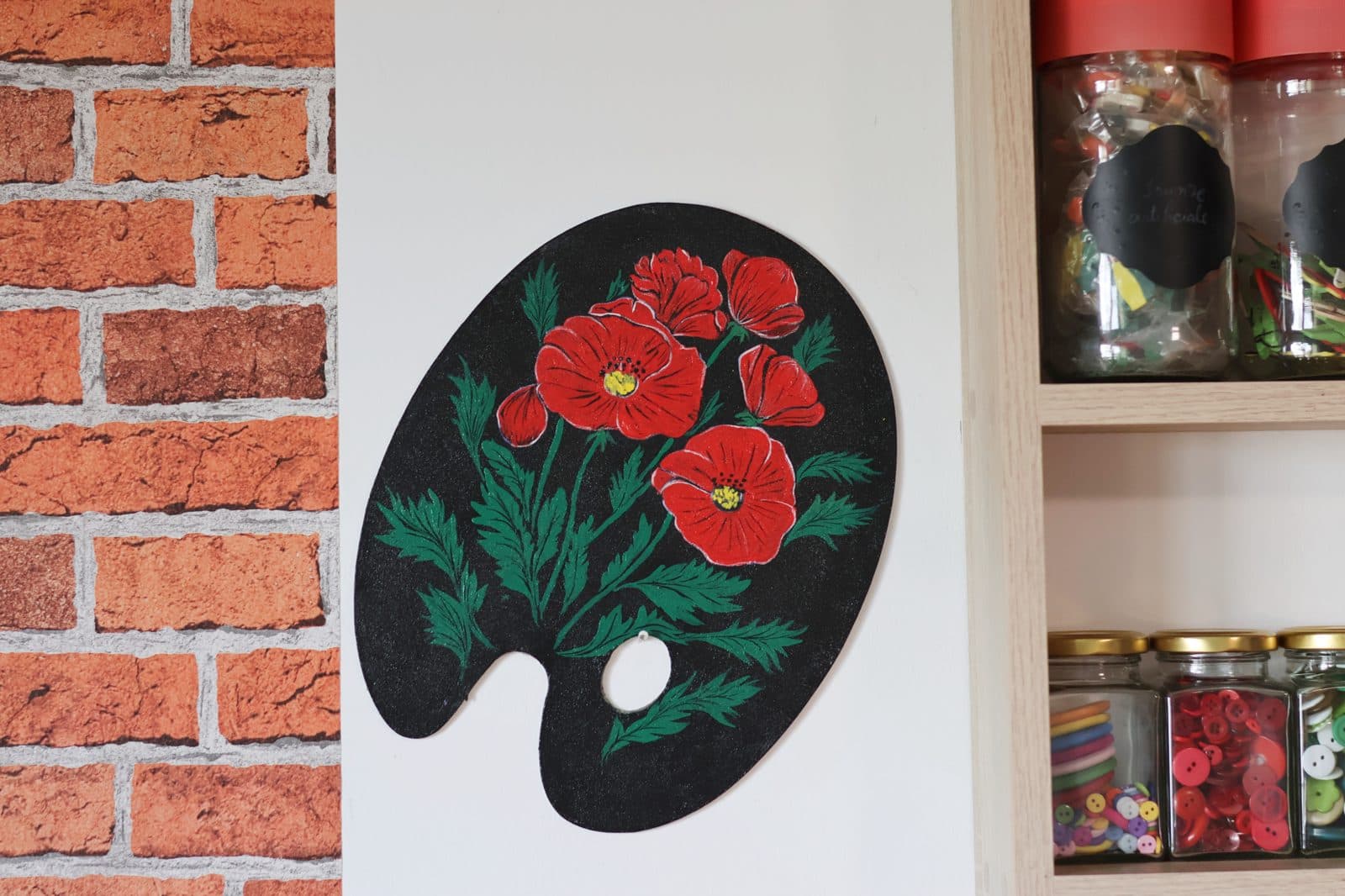 Paleta decorativa ”Floral 10” 3