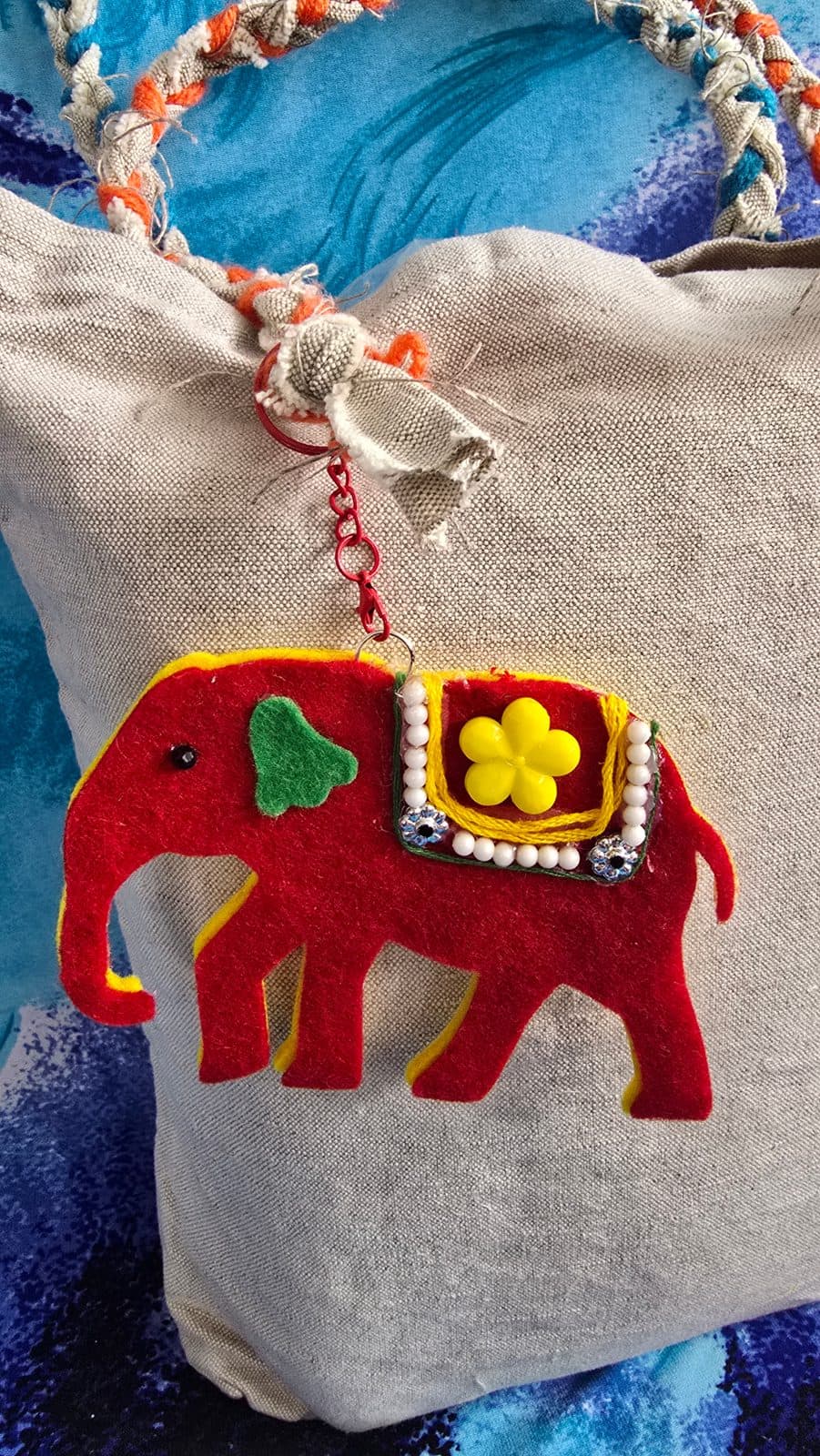 Breloc din fetru - ELEFANT 5