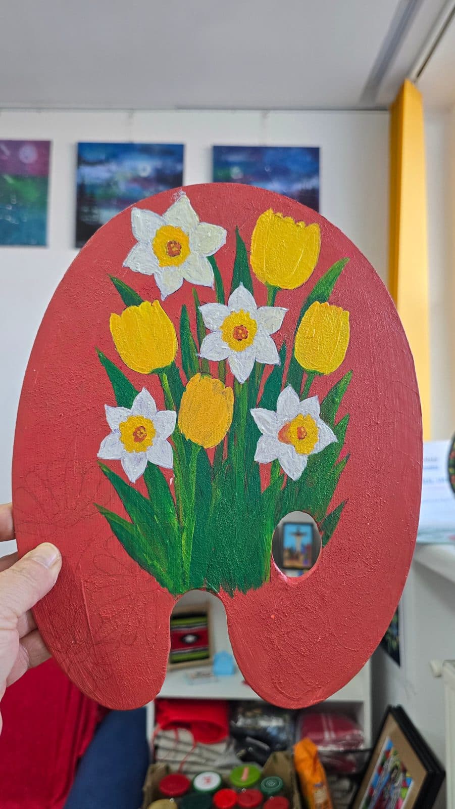 Paleta decorativa Floral 7 5