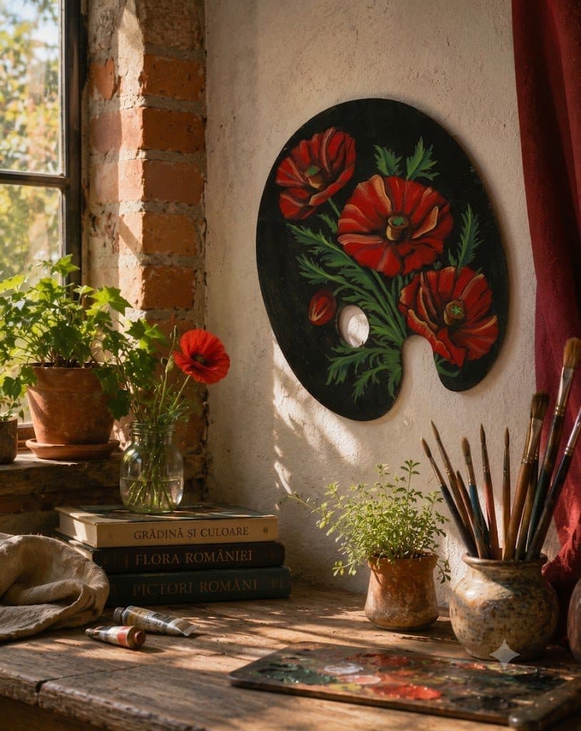 Paleta decorativa ”Floral 8”