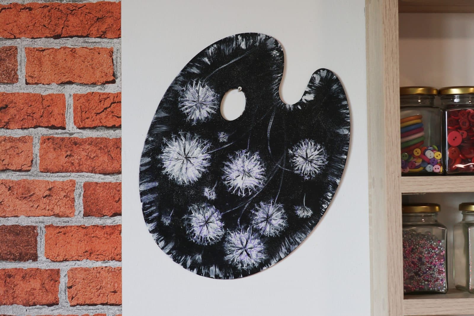 Paleta decorativa ”Floral 9” 2