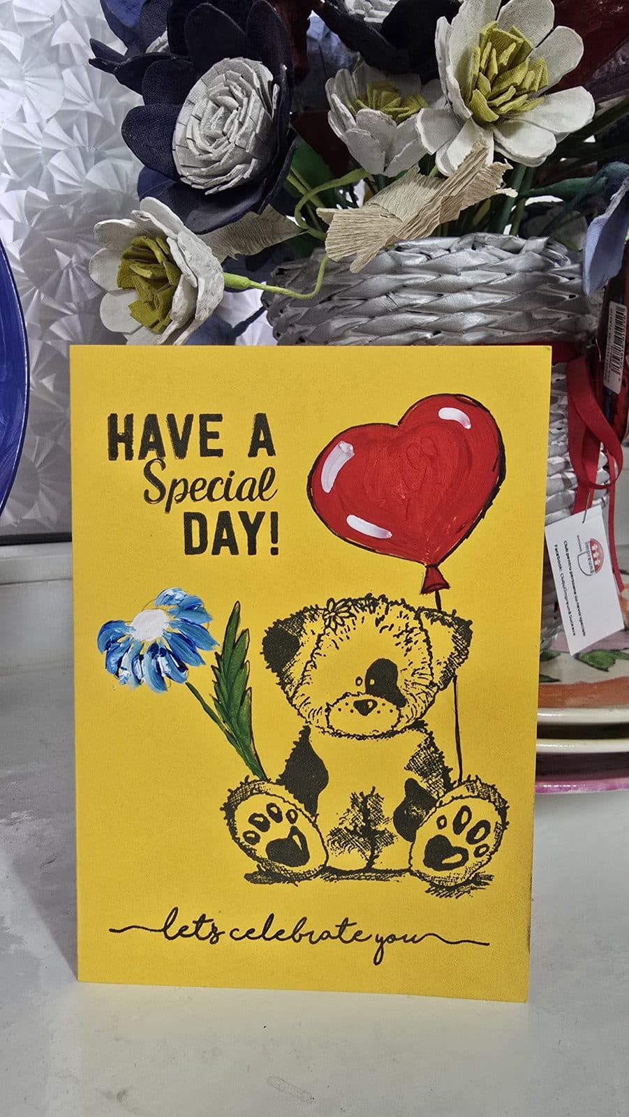 Felicitari aniversare cu ursuleti pictate manual 2